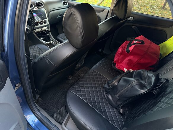 2008 Ford Focus II Рестайлинг, синий, 460000 рублей - вид 14