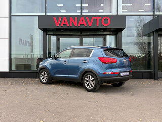 2014 Kia Sportage III Рестайлинг, синий, 1320000 рублей, вид 3