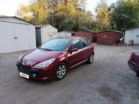 2006 Peugeot 307 I Рестайлинг, красный, 270000 рублей, вид 1