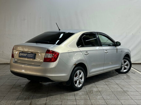 2014 Skoda Rapid I, бежевый, 730000 рублей, вид 3