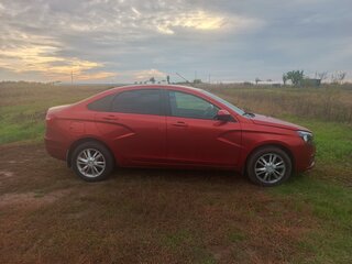 2016 Lada (ВАЗ) Vesta I, красный, 600000 рублей, вид 4