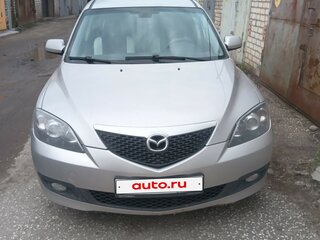 2007 Mazda 3 I (BK) Рестайлинг, серебристый, 515000 рублей, вид 1