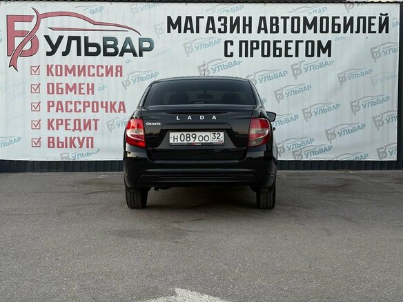 2018 Lada (ВАЗ) Granta I, чёрный, 499000 рублей - вид 4