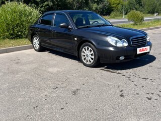 2006 Hyundai Sonata ТагАЗ IV (EF) Рестайлинг, чёрный, 300000 рублей, вид 1