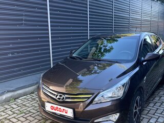 2015 Hyundai Solaris I Рестайлинг, коричневый, 1200000 рублей, вид 1