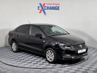 2015 Volkswagen Polo V Рестайлинг, чёрный, 881000 рублей, вид 3