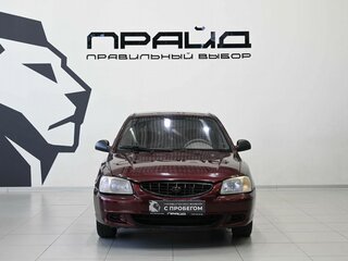 2008 Hyundai Accent ТагАЗ II, красный, 319900 рублей, вид 2