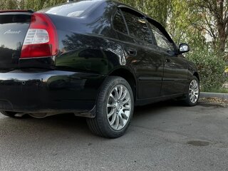 2009 Hyundai Accent ТагАЗ II, чёрный, 390000 рублей, вид 2