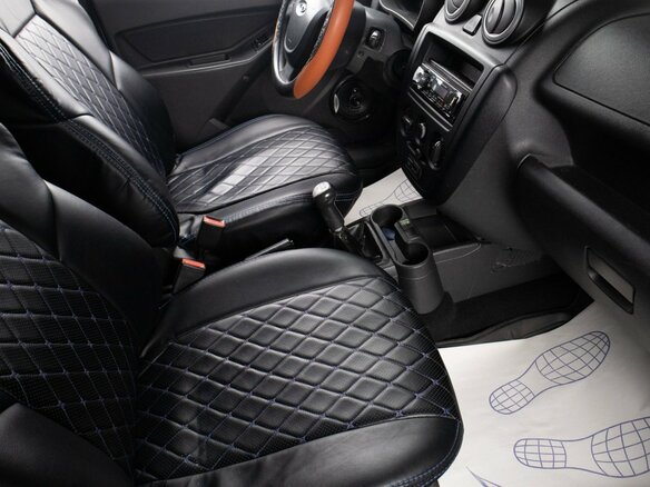 2011 Lada (ВАЗ) Granta I, синий, 319000 рублей - вид 13