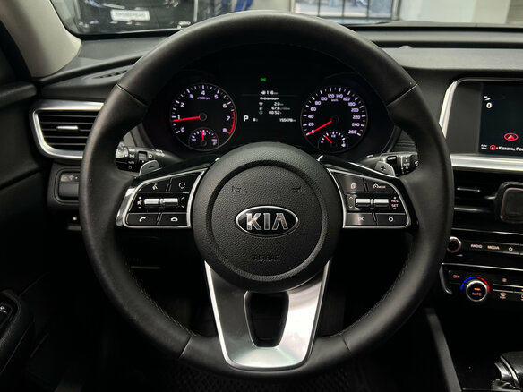 2019 Kia Optima IV Рестайлинг, синий, 1900000 рублей - вид 10