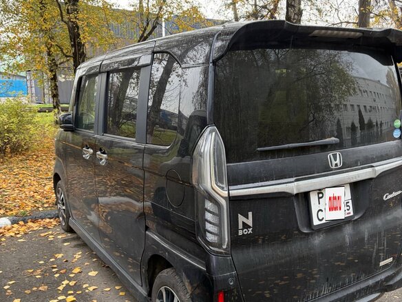 2018 Honda N-BOX II, чёрный, 1275000 рублей - вид 1
