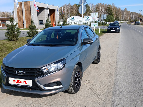 2021 Lada (ВАЗ) Vesta I, серый, 980000 рублей - вид 2