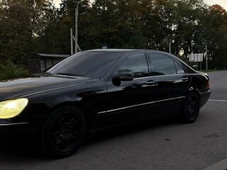 2000 Mercedes-Benz S-Класс 500 Long IV (W220), чёрный, 700000 рублей, вид 4