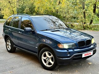 2001 BMW X5 3.0i I (E53), синий, 680000 рублей, вид 1