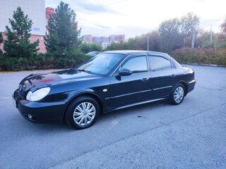 2006 Hyundai Sonata ТагАЗ IV (EF) Рестайлинг, чёрный, 370000 рублей, вид 2
