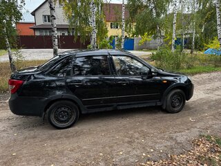 2012 Lada (ВАЗ) Granta I, чёрный, 330000 рублей, вид 5