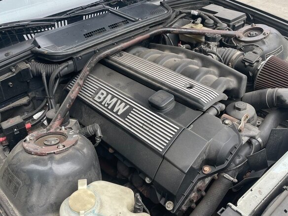 1996 BMW 3 серии 320i III (E36), чёрный, 310000 рублей - вид 2