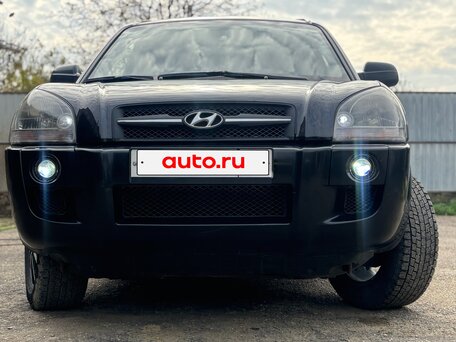 2007 Hyundai Tucson I, чёрный, 530000 рублей, вид 1