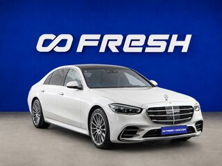2021 Mercedes-Benz S-Класс 500 4MATIC VII (W223), белый, 11549777 рублей, вид 1