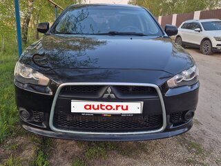 2011 Mitsubishi Lancer X Рестайлинг, чёрный, 740000 рублей, вид 2