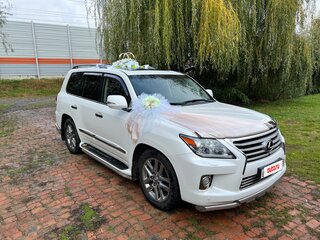 2012 Lexus LX 570 III Рестайлинг, белый, 4950000 рублей, вид 4