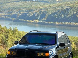 2004 BMW X5 3.0i I (E53) Рестайлинг, чёрный, 1320000 рублей, вид 1