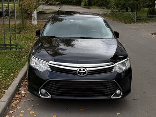 2016 Toyota Camry VII (XV50) Рестайлинг, чёрный, 2150000 рублей, вид 4