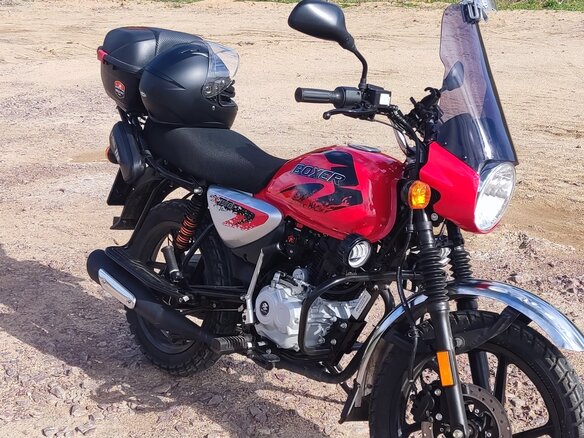 2024 Bajaj Boxer BM 150X, красный, 130000 рублей