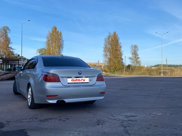 2006 BMW 5 серии 525i V (E60/E61), серебристый, 1200000 рублей - вид 7