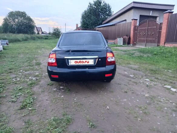 2007 Lada (ВАЗ) Priora I, чёрный, 170000 рублей - вид 12