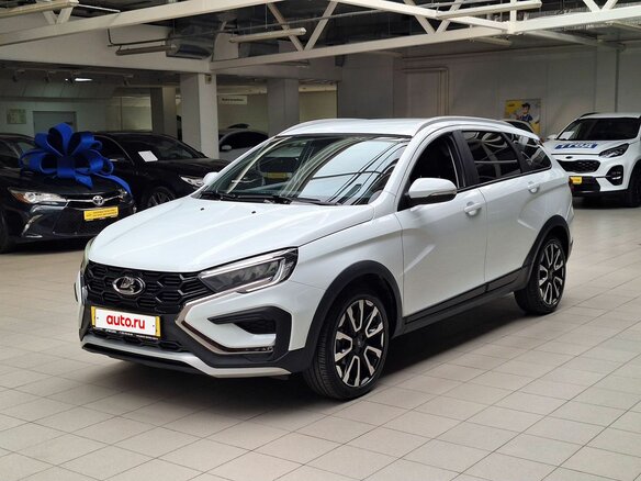 2024 Lada (ВАЗ) Vesta SW Cross I Рестайлинг (NG), белый - вид 2