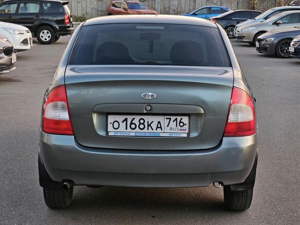 2008 Lada (ВАЗ) Kalina I, серебристый, 110000 рублей - вид 4