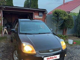 2008 Ford Fiesta Mk5, чёрный, 499000 рублей, вид 3