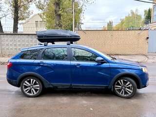 2021 Lada (ВАЗ) Vesta SW I, синий, 1700000 рублей, вид 5
