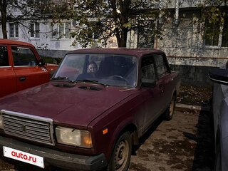 2003 Lada (ВАЗ) 2107, пурпурный, 75000 рублей, вид 1