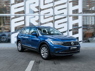 2021 Volkswagen Tiguan II Рестайлинг, синий, 2730000 рублей, вид 1