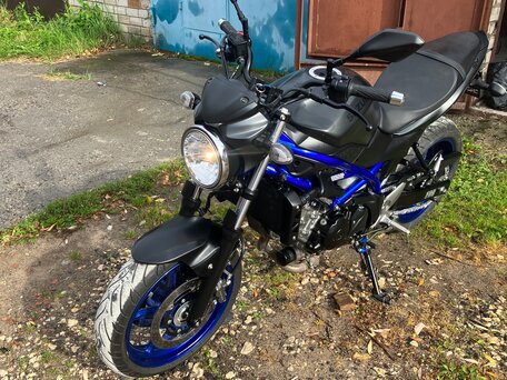 2021 Suzuki SV 650, синий, 499999 рублей, вид 3