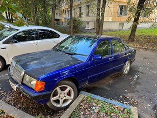 1990 Mercedes-Benz 190 (W201), синий, 280000 рублей, вид 2