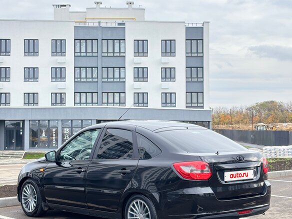 2015 Lada (ВАЗ) Granta I, чёрный, 480000 рублей - вид 5