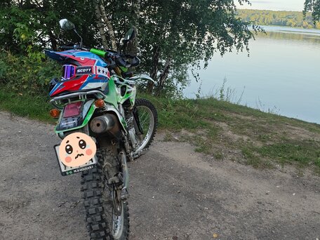 2004 Kawasaki KLX 250, зелёный, 200000 рублей, вид 2