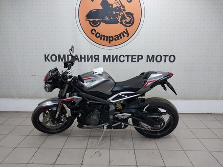 2021 Triumph Street Triple, серый, 899000 рублей, вид 2