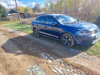 2014 Volkswagen Jetta VI Рестайлинг, синий, 595000 рублей, вид 1