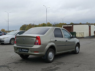 2011 Renault Logan I Рестайлинг, бежевый, 455000 рублей, вид 5