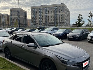 2021 Hyundai Elantra VII (CN7), серый, 1800000 рублей, вид 4
