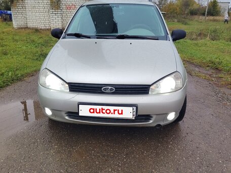 2008 Lada (ВАЗ) Kalina I, жёлтый, 185000 рублей, вид 1