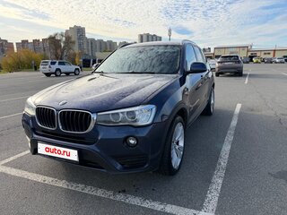 2014 BMW X3 20i xDrive II (F25) Рестайлинг, синий, 2350000 рублей, вид 3