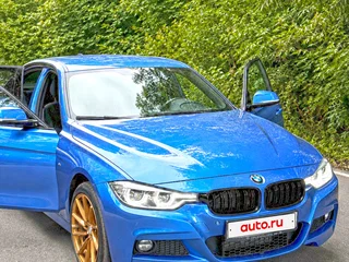 2017 BMW 3 серии 320i xDrive VI (F3x) Рестайлинг, синий, 2400000 рублей, вид 2