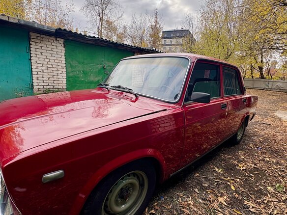 2006 Lada (ВАЗ) 2107, красный, 239900 рублей - вид 1