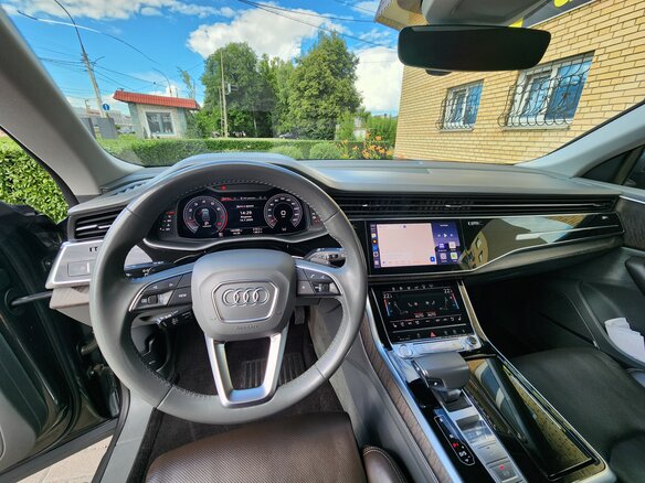2019 Audi Q8 55 TFSI I (4M), серый, 6000000 рублей - вид 21
