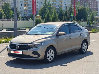 2021 Volkswagen Polo VI, коричневый, 1130000 рублей, вид 1